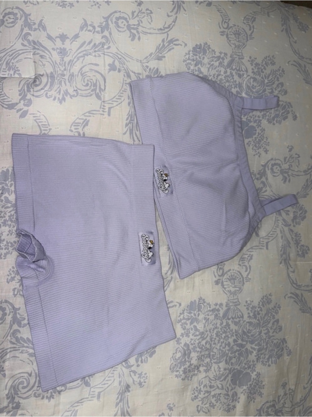 Snoopy Lilac Ribbed Set